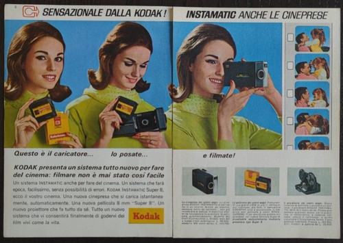 Pubblicità anni kodak - pubblicità, '60