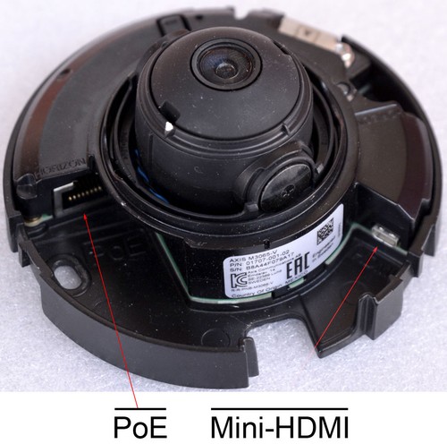 Telecamera axis m3065 poe - axis, v
