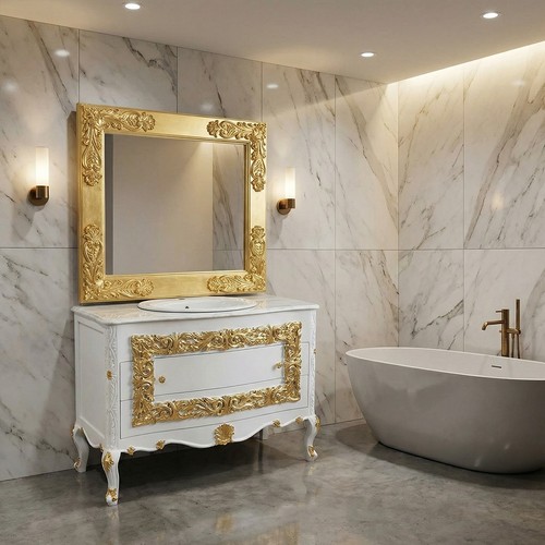 Mobile bagno barocco stile - in,