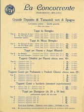 Listino Prezzi LA CONCORRENTE