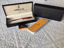 Penna Stilografica Delta Tappo Argento 925