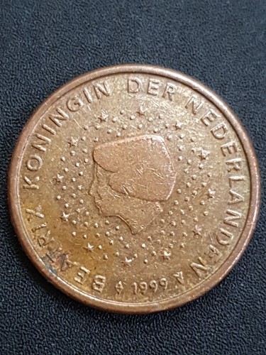 Moneta cent olanda 1999 - moneta,