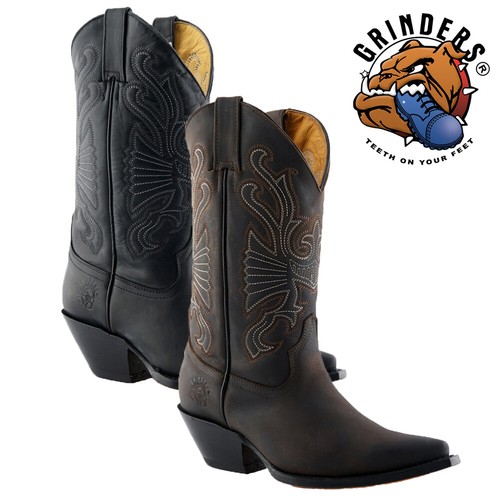 Stivali grinders pelle cowboy - stivali,