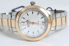 Orologio da polso da donna Eberhard Aiglon Acciaio e Oro Rosa 42035 S B046 nuovo