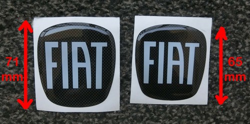 Adesivo stickers badge fiat - stickers,