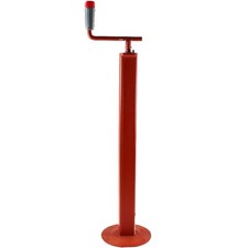 Servotimone telescopico piede appoggio per rimorchi agricoli 40x40 Simol