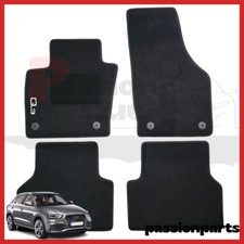 TAPPETI AUDI Q3 DAL 2011 IN MOQUETTE CON RICAMO E 4 FISSAGGI SU MISURA SET 4 PZ