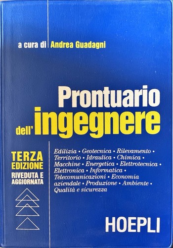 Prontuario dell ingegnere - prontuario, dell'ingegnere