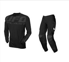 TUTA COMPLETO MAGLIA PANTALONE UFO PLAST MAIYUN NERO MOTO CROSS ENDUTO MTB