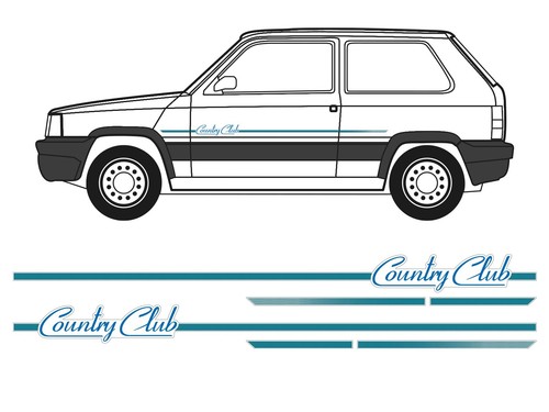 Kit adesivi fiat panda country - kit,