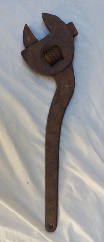 Vintage adjustable wrench - vintage,