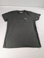 CHOMP T-Shirt Uomo M Grigio "Dall'Onda alla Tomba" Surf Skate Grafica Tee Cotone