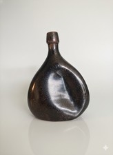 Vase Bouteille Grès Émaillé