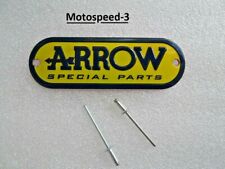 ARROW   TARGHETTA  SCARICO  MOTO  *