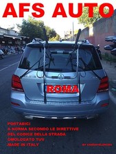PORTABICI POSTERIORE 3 BICI PER MERCEDES GLK 2008 X BICI UOMO DONNA MB SPECIALI