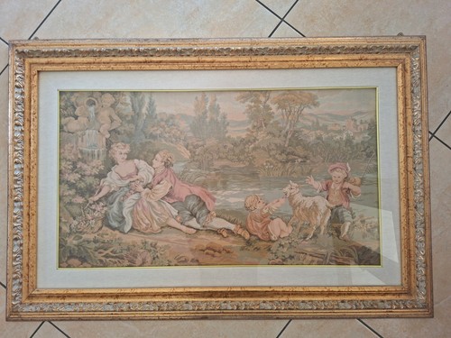 Arazzo parete ricamato - parete, con