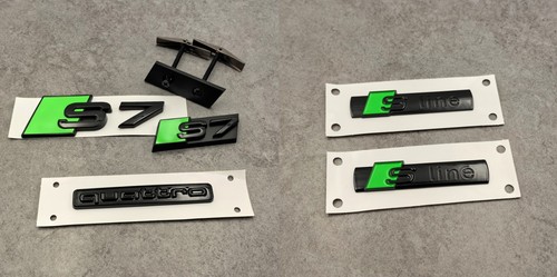 Nero verde emblema - nero/verde,