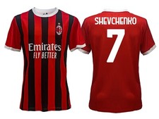MAGLIA Calcio MILAN UFFICIALE SHEVCHENKO N 7  Bimbo Adulto 2024-2025 Rossonera