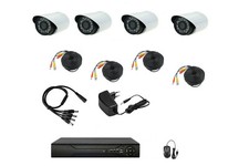 Kit DVR 4 canali telecamere videosorveglianza AHD DVR h.264 5G  6145-4