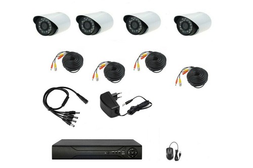 Kit dvr canali telecamere - kit,
