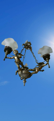 Antica statuina angelo
