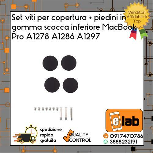 Set piedini gomma - +,
