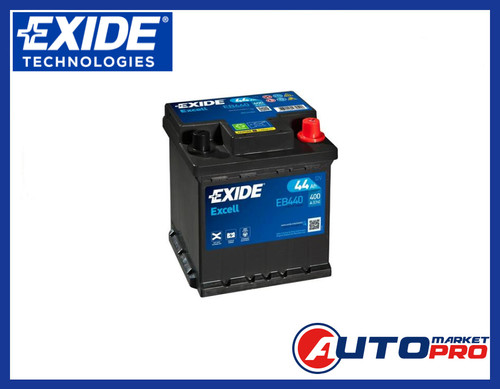 Exide excell eb440 batteria - exide,