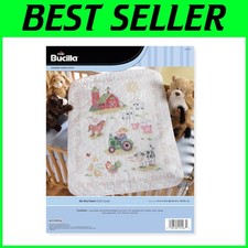 Kit copri culla punto croce cotone classico - perfetto per età 13+, attività divertente