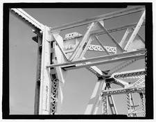 Tenswaw river lift bridge - bridge,, us