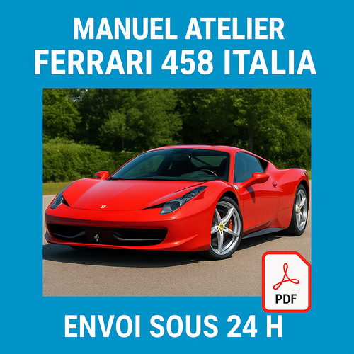 Manuel atelier ferrari 458 - manuel,