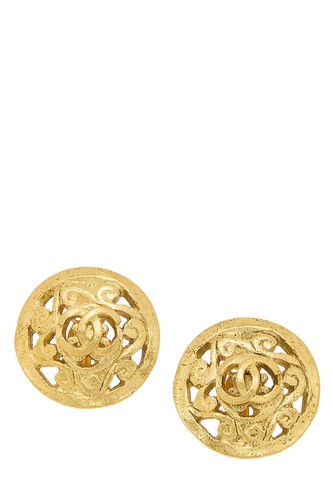 Chanel gold fretwork - chanel, 'cc'