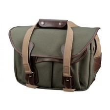 Borsa a tracolla Billingham 225 MK II - Fibrenyte di salvia / cioccolato