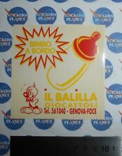  ADESIVO STICKER VINTAGE AUFKLEBER AUTOCOLLANT BIMBO A BORDO BALILLA GIOCATTOLI