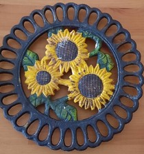 Sungmor, sottopentola in ghisa, resistente, per pittura decorativa per cucina o