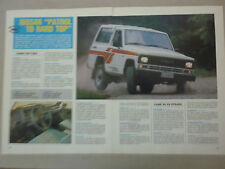 # ARTICOLO NISSAN PATROL TD HARD TOP - RAYTON FISSORE MAGNUM TD  -- 1987