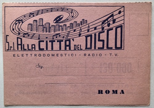 Cartolina pubblicitaria l - cartolina,