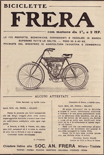 Pubblicita 1909 frera - pubblicita'1909,