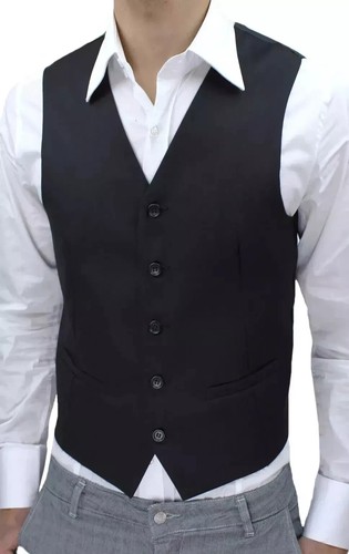 Gilet uomo elegante slim - gilet,