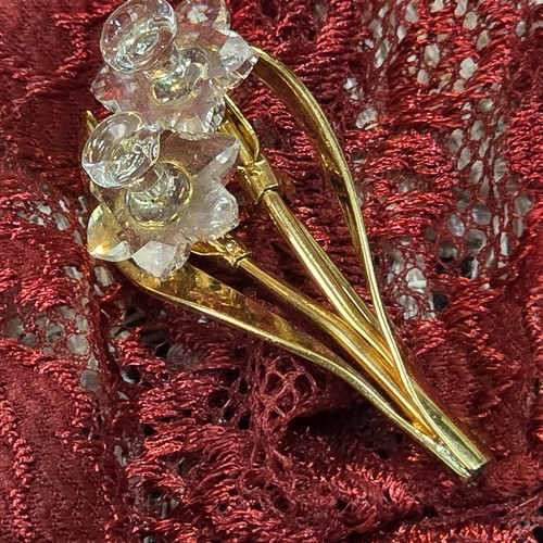 Broche narcisses swarovski - broche,