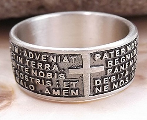 Anello uomo argento - in,