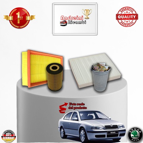Kit tagliando filtri skoda - kit,