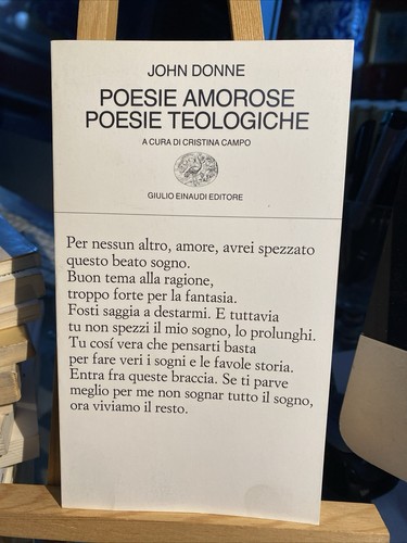 Poesia einaudi john donne - [poesia],