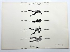 Serigrafia di Emilio Isgro'. 1965