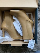 Zara high heeled leather ankle - zara,
