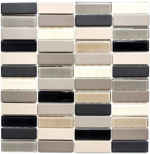 Mosaico ceramica bacchette - mosaico,
