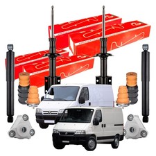KIT 4 Ammortizzatori SPEED Ant+Post Supporti Tamponi Fiat Ducato Citroen Jumper