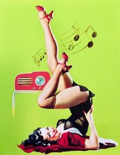 Gil ELVGREN Pinup RADIO FADA