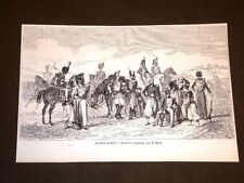 Salone d'Arte del 1857 La Guardia Imperiale Disegno di Massé