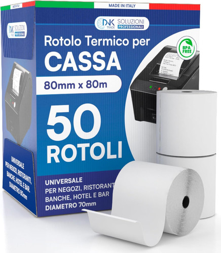 Rotoli termici 80x80 - rotoli,
