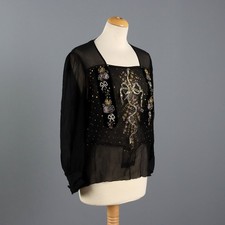 Camicia vintage seta con - vintage,